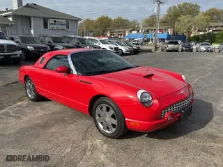 2002 Ford Thunderbird w/Hardtop Premium with VIN 1FAHP60A12Y101844, listed as a Copart auction lot 53632585 with 12,873 mi miles and Clean Title. Bid and sale history available at carsss.com. Image 2.