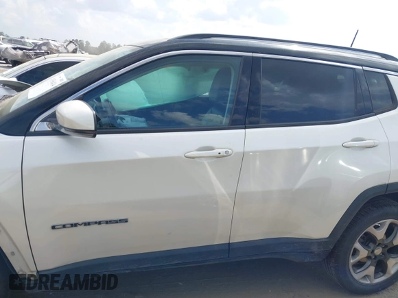 2019 Jeep Compass Limited with VIN 3C4NJDCB3KT594368, listed as a IAAI auction lot 41956414 with 88,198 mi miles and . Bid and sale history available at DreamBid. Image 14.