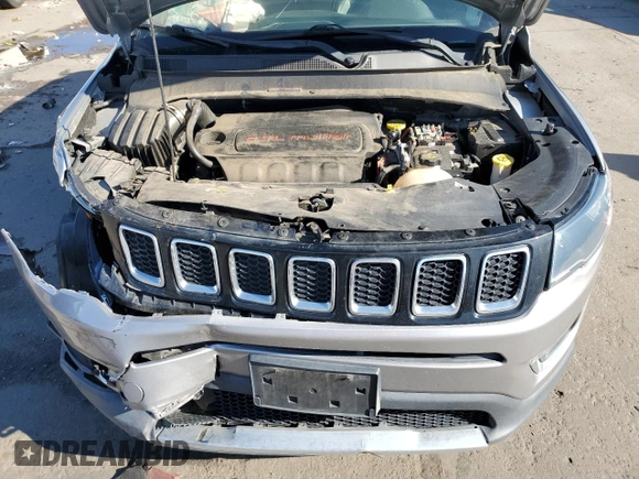 2020 Jeep Compass Limited with VIN 3C4NJDCB5LT233323, listed as a Copart auction lot 75712774 with 78,933 mi miles and Salvage Title. Bid and sale history available at carsss.com. Image 12.