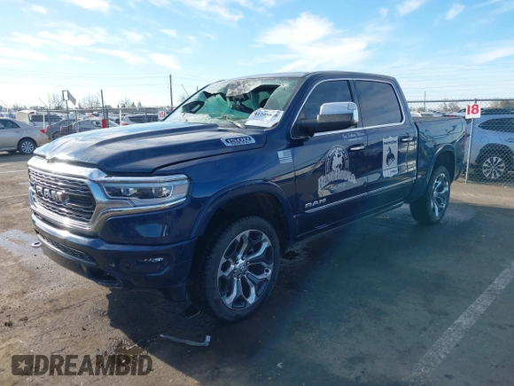 2022 Ram 1500 Limited z VIN 1C6SRFHT2NN272356, wystawiony jako IAAI lot #41209828 z przebiegiem 47 713 mil mil oraz . Historia ofert i sprzedaży dostępna na DreamBid. Obrazek 2.