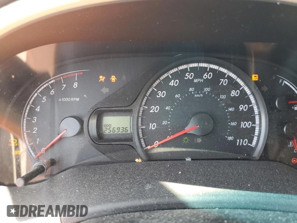 2012 Toyota Sienna с VIN 5TDZK3DC0CS190388, выставлен на аукционе Copart как лот 58564315 с пробегом 256 936 миль миль и Списание • Salvage title. История ставок и продаж доступна на DreamBid. Изображение 9.