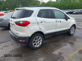 2019 Ford EcoSport SE with VIN MAJ3S2GE7KC290961, listed as a IAAI auction lot 42073145 with 156,178 mi miles and . Bid and sale history available at DreamBid. Image 4.
