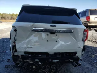 2023 Ford Explorer Platinum with VIN 1FM5K8HC5PGA49513, listed as a Copart auction lot 43654785 with 34,928 mi miles and Salvage title. Bid and sale history available at DreamBid. Image 6.