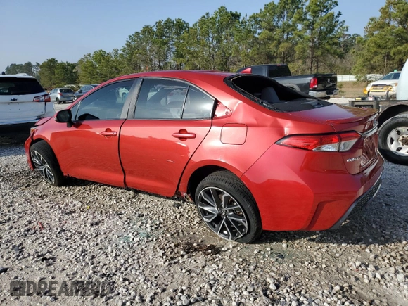 2020 Toyota Corolla SE with VIN 5YFS4RCE8LP047201, listed as a Copart auction lot 48869035 with 147,550 mi miles and Salvage Title. Bid and sale history available at carsss.com. Image 2.