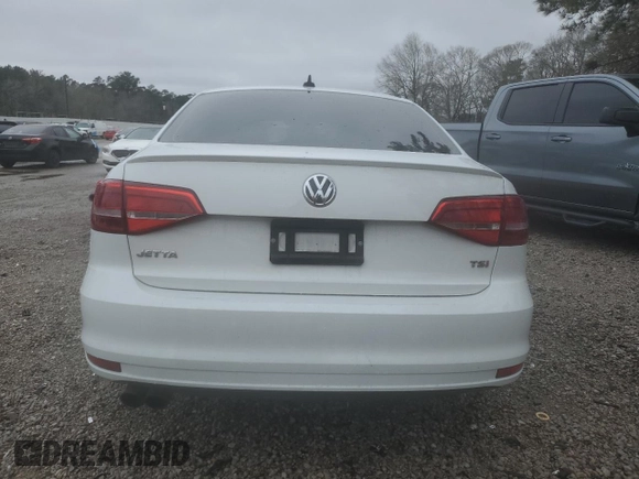 2015 Volkswagen Jetta Sport with VIN 3VWD17AJ1FM325015, listed as a Copart auction lot 46241915 with 54,785 mi miles and Salvage title. Bid and sale history available at DreamBid. Image 6.