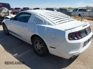 2014 Ford Mustang V6 with VIN 1ZVBP8AM0E5268865, listed as a IAAI auction lot 41884812 with 128,977 mi miles. Bid and sale history available at carsss.com. Image 3.