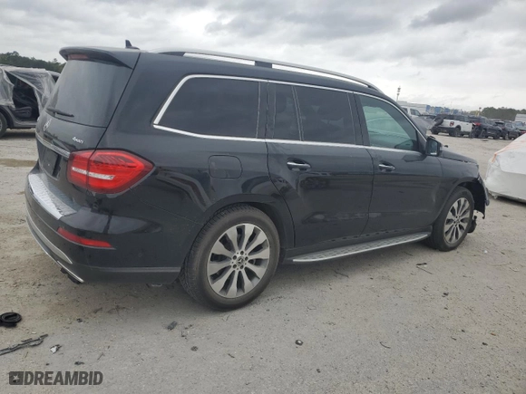 2018 Mercedes-Benz GLS with VIN 4JGDF6EE3JB073906, listed as a Copart auction lot 49858475 with 93,539 mi miles and Salvage Title. Bid and sale history available at carsss.com. Image 3.