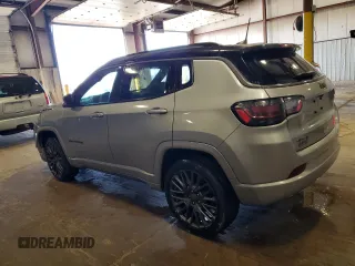 2022 Jeep Compass High Altitude with VIN 3C4NJDCBXNT140459, listed as a Copart auction lot 52163705 with 24,795 mi miles and Salvage title. Bid and sale history available at DreamBid. Image 2.
