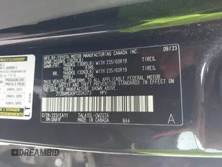 2023 Lexus RX 350 z VIN 2T2BAMCA9PC034273, wystawiony jako IAAI lot #42653429 z przebiegiem 29 826 mil mil oraz . Historia ofert i sprzedaży dostępna na DreamBid. Obrazek 9.