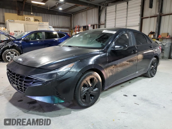 2022 Hyundai Elantra SEL with VIN KMHLM4AG0NU283001, listed as a Copart auction lot 48493255 with 78,198 mi miles and Clean Title. Bid and sale history available at DreamBid. Image 1.