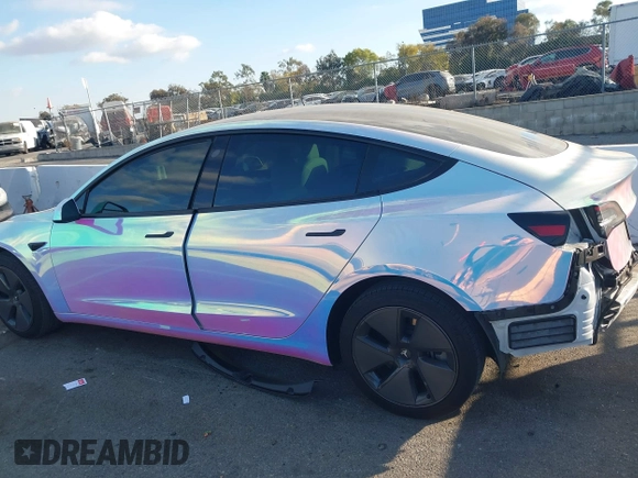2021 Tesla Model 3 Long Range with VIN 5YJ3E1EB6MF053940, listed as a IAAI auction lot 41344978 with 38,544 mi miles and . Bid and sale history available at DreamBid. Image 14.