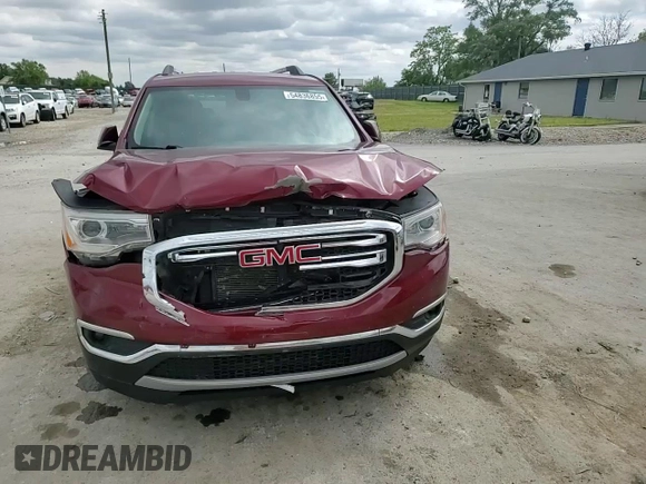 2018 GMC Acadia SLT with VIN 1GKKNMLS3JZ175214, listed as a Copart auction lot 54836855 with 144,693 mi miles and Salvage title. Bid and sale history available at DreamBid. Image 13.