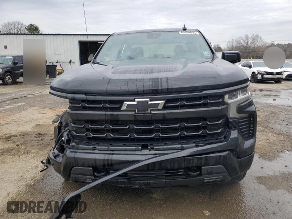 2024 Chevrolet Silverado 1500 RST with VIN 2GCUDEED3R1265107, listed as a Copart auction lot 45484095 with 8,903 mi miles and Salvage Title. Bid and sale history available at carsss.com. Image 5.