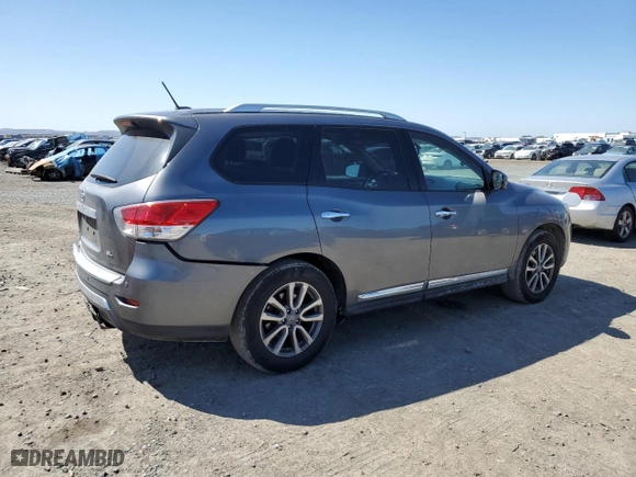 2016 Nissan Pathfinder S with VIN 5N1AR2MNXGC671191, listed as a Copart auction lot 49504475 with 113184 miles and Salvage Title. Bid and sale history available at carsss.com. Image 3.