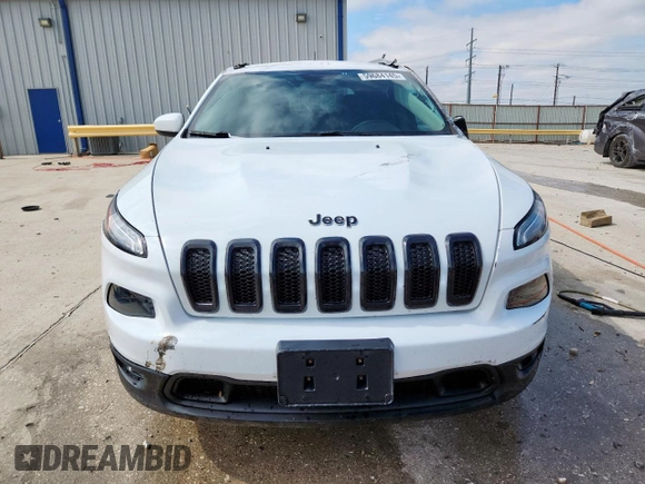 2018 Jeep Cherokee Latitude Plus with VIN 1C4PJMLB0JD609728, listed as a Copart auction lot 59684145 with 54,753 mi miles and Salvage title. Bid and sale history available at DreamBid. Image 5.