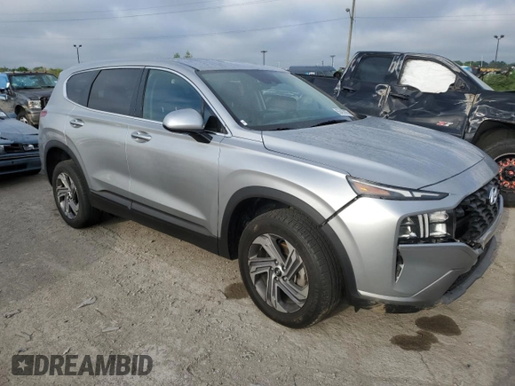 2023 Hyundai Santa Fe SE with VIN 5NMS1DAJ7PH637935, listed as a Copart auction lot 55407975 with 43,492 mi miles and Salvage title. Bid and sale history available at DreamBid. Image 4.