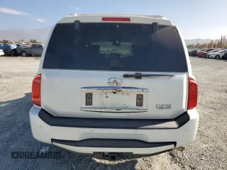 2004 Infiniti QX56 with VIN 5N3AA08A54N803932, listed as a Copart auction lot 83443694 with 0 mi miles and Salvage Title. Bid and sale history available at carsss.com. Image 6.