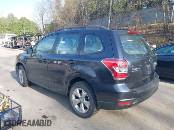 2015 Subaru Forester 2.5i with VIN JF2SJABCXFH599231, listed as a IAAI auction lot 42166220 with 60,409 mi miles and . Bid and sale history available at DreamBid. Image 3.
