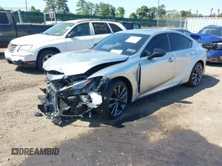 2025 Lexus IS 350 F Sport with VIN JTHGZ1E24S5039764, listed as a IAAI auction lot 42566515 with 1,107 mi miles and . Bid and sale history available at DreamBid. Image 2.