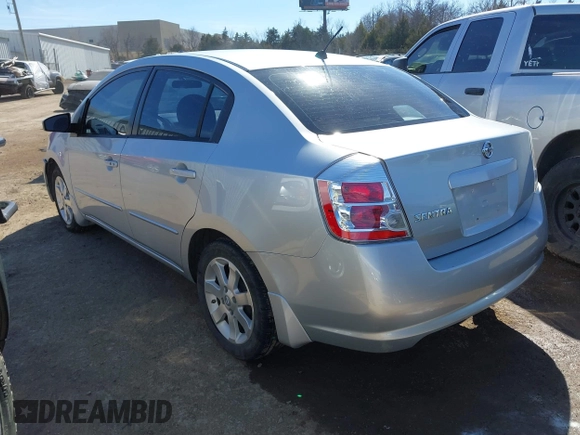 2008 Nissan Sentra S with VIN 3N1AB61EX8L751474, listed as a IAAI auction lot 41622441 with 92,468 mi miles and . Bid and sale history available at DreamBid. Image 3.