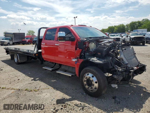 2021 Chevrolet Silverado 1500 with VIN 1HTKHPVK2MH263797, listed as a Copart auction lot 61871714 with 58,665 mi miles and Salvage Title. Bid and sale history available at DreamBid. Image 4.