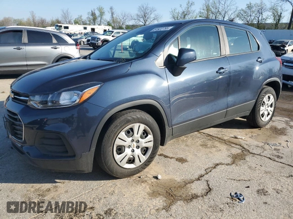 2018 Chevrolet Trax LS with VIN 3GNCJKSB9JL260798, listed as a Copart auction lot 51522785 with 44,651 mi miles and Salvage Title. Bid and sale history available at carsss.com. Image 1.