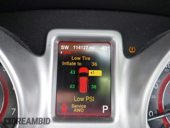 2016 Dodge Journey R/T with VIN 3C4PDDEG5GT242487, listed as a IAAI auction lot 42293483 with 114,127 mi miles and . Bid and sale history available at DreamBid. Image 7.