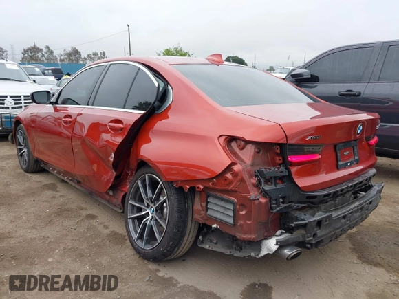2019 BMW 3 Series 330i xDrive with VIN WBA5R7C50KFH28767, listed as a IAAI auction lot 42206528 with 52,529 mi miles and . Bid and sale history available at DreamBid. Image 3.