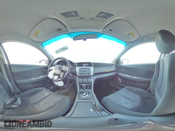 2009 Mazda 6 i Sport with VIN 1YVHP81A195M20008, listed as a Copart auction lot 44801775 with 182,242 mi miles and Salvage Title. Bid and sale history available at carsss.com. Image 12.
