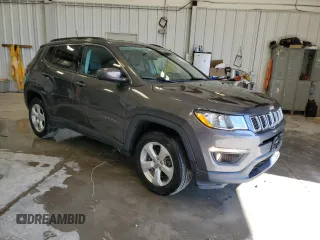 2018 Jeep Compass Latitude with VIN 3C4NJDBB6JT142303, listed as a Copart auction lot 57510045 with 65,336 mi miles and Salvage title. Bid and sale history available at DreamBid. Image 4.