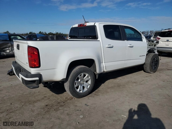 2022 Chevrolet Colorado 2WD LT with VIN 1GCGSCEAXN1208237, listed as a Copart auction lot 82218014 with 31,316 mi miles and Salvage Title. Bid and sale history available at carsss.com. Image 3.