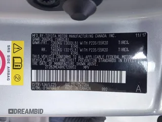2017 Lexus RX 350 with VIN 2T2BZMCA8HC129952, listed as a IAAI auction lot 41743570 with 52,818 mi miles and . Bid and sale history available at DreamBid. Image 9.