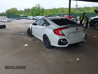 2020 Honda Civic Si z VIN 2HGFC1E52LH702933, wystawiony jako IAAI lot #42241093 z przebiegiem 73 026 mil mil oraz . Historia ofert i sprzedaży dostępna na DreamBid. Obrazek 3.