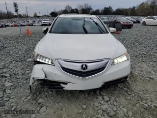 2015 Acura TLX V6 Tech with VIN 19UUB3F58FA001921, listed as a Copart auction lot 48864025 with 105,155 mi miles and Salvage Title. Bid and sale history available at carsss.com. Image 5.