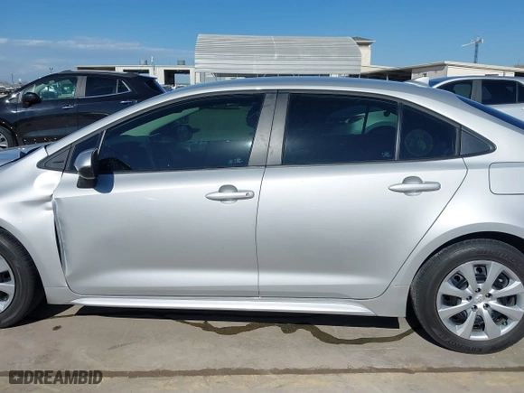 2023 Toyota Corolla LE with VIN 5YFB4MDE5PP077487, listed as a IAAI auction lot 41787681 with 19,831 mi miles. Bid and sale history available at carsss.com. Image 14.