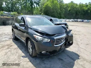 2013 Infiniti JX35 with VIN 5N1AL0MM4DC318440, listed as a Copart auction lot 61278714 with 0 mi miles and Salvage Title. Bid and sale history available at carsss.com. Image 11.