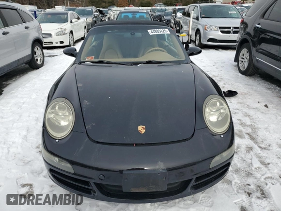 2005 Porsche 911 Carrera with VIN WP0CA29935S755209, listed as a Copart auction lot 44885425 with 123,401 mi miles and Clean Title. Bid and sale history available at carsss.com. Image 5.
