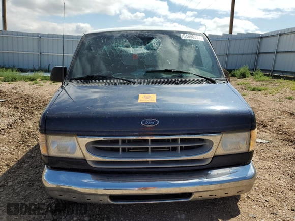 2001 Ford Econoline Cargo with VIN 1FDRE14W41HB55470, listed as a Copart auction lot 64990214 with 176,643 mi miles and Clean Title. Bid and sale history available at DreamBid. Image 5.