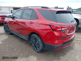 2024 Chevrolet Equinox RS with VIN 3GNAXMEG7RS108321, listed as a IAAI auction lot 39798009 with 19,812 mi miles. Bid and sale history available at carsss.com. Image 3.