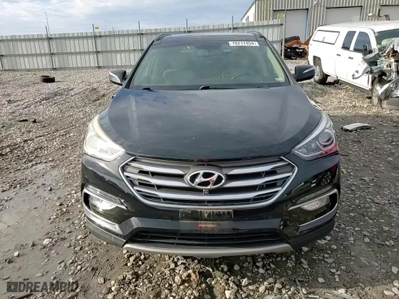 2017 Hyundai Santa Fe Sport 2.4L with VIN 5XYZU3LB1HG475902, listed as a Copart auction lot 78217454 with 80,498 mi miles and Salvage Title. Bid and sale history available at carsss.com. Image 11.