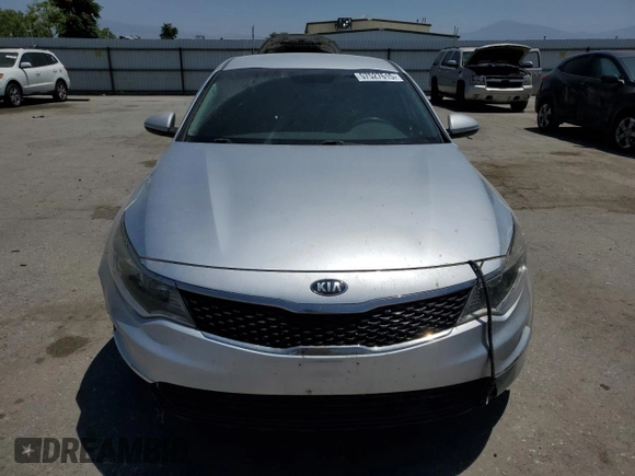 2018 Kia Optima S with VIN 5XXGT4L37JG197736, listed as a Copart auction lot 57527615 with 70,204 mi miles and Salvage title. Bid and sale history available at DreamBid. Image 5.