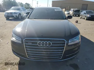2015 Audi A8 L 4.0T with VIN WAU32AFD5FN022074, listed as a Copart auction lot 44528875 with 127,377 mi miles and Salvage Title. Bid and sale history available at carsss.com. Image 5.