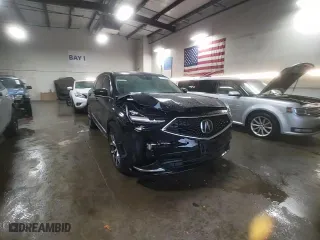 2022 Acura MDX w/Technology Package with VIN 5J8YD9H44NL007155, listed as a Copart auction lot 78410624 with 45,261 mi miles and Salvage Title. Bid and sale history available at carsss.com. Image 14.