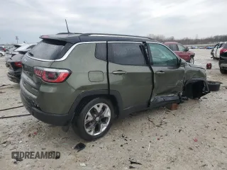 2018 Jeep Compass Limited with VIN 3C4NJDCBXJT360534, listed as a Copart auction lot 52003225 with 52,114 mi miles and Clean Title. Bid and sale history available at carsss.com. Image 3.