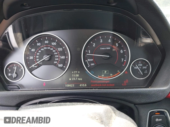 2014 BMW 4 Series 428i with VIN WBA3V5C57EP751109, listed as a IAAI auction lot 42266524 with 108,623 mi miles and . Bid and sale history available at DreamBid. Image 15.
