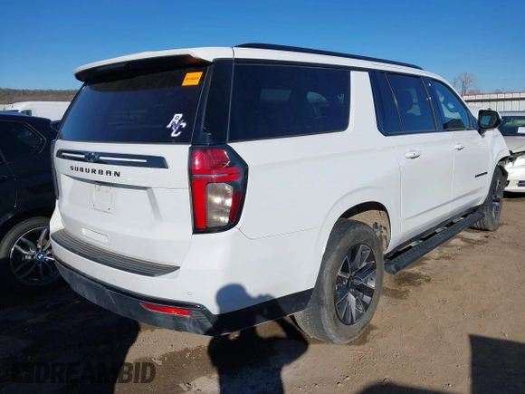 2022 Chevrolet Suburban Z71 with VIN 1GNSKDKD6NR150067, listed as a IAAI auction lot 41684815 with 73,416 mi miles and . Bid and sale history available at DreamBid. Image 4.
