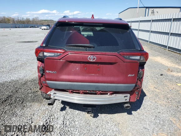 2022 Toyota RAV4 XLE with VIN 2T3W1RFV1NW202993, listed as a Copart auction lot 50620845 with 34,644 mi miles and Salvage title. Bid and sale history available at DreamBid. Image 6.