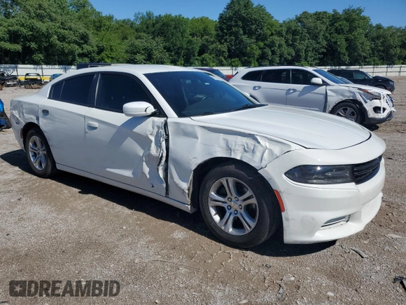 2020 Dodge Charger SXT with VIN 2C3CDXBG4LH108145, listed as a Copart auction lot 58730545 with 93,557 mi miles and Salvage title. Bid and sale history available at DreamBid. Image 4.