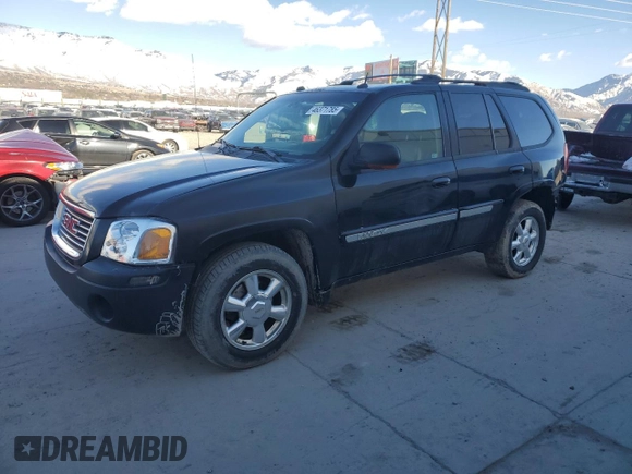2005 GMC Envoy SLE with VIN 1GKDT13S452285975, listed as a Copart auction lot 46371785 with 358,411 mi miles and Salvage Title. Bid and sale history available at carsss.com. Image 1.