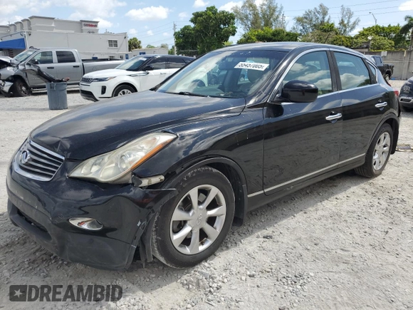 2008 Infiniti EX Journey z VIN JNKAJ09E98M302664, wystawiony jako Copart lot #55457005 z przebiegiem 131 234 mil mil oraz Szkoda całkowita • Salvage title. Historia ofert i sprzedaży dostępna na DreamBid. Obrazek 1.
